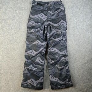 Columbia Icy Slope II Snow Pants Boys Large Camo Adjustable Cargo Ski Gorpcore‎